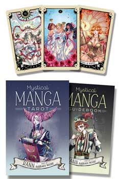 (image for) Mystical Manga tarot deck & book by Rann & Moore