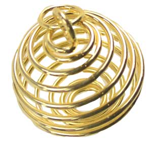 (image for) 1" x 7/8" Gold Plated coil