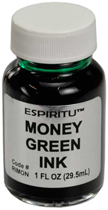 (image for) Money Green ink 1 oz