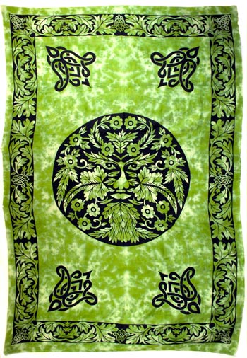 (image for) Green and Black Green Man (72" x 108")
