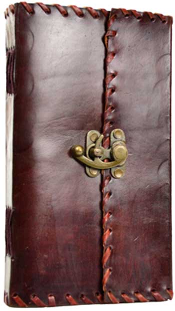 (image for) 1842 Poetry leather w/ latch