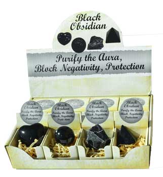 Black Obsidian gift box (set of 12)