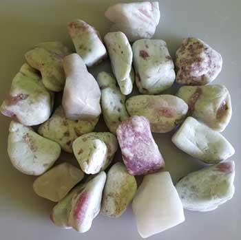 (image for) 1 lb Tourmaline, Pink tumbled stones