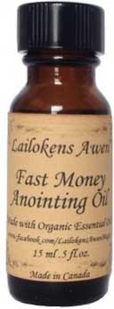 15ml Fast Money Lailokens Awen oil