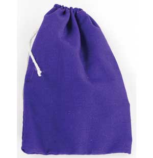 Purple Cotton Bag 3" x 4"