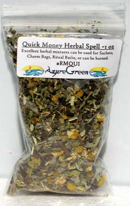 (image for) Quick Money spell mix 3/4oz